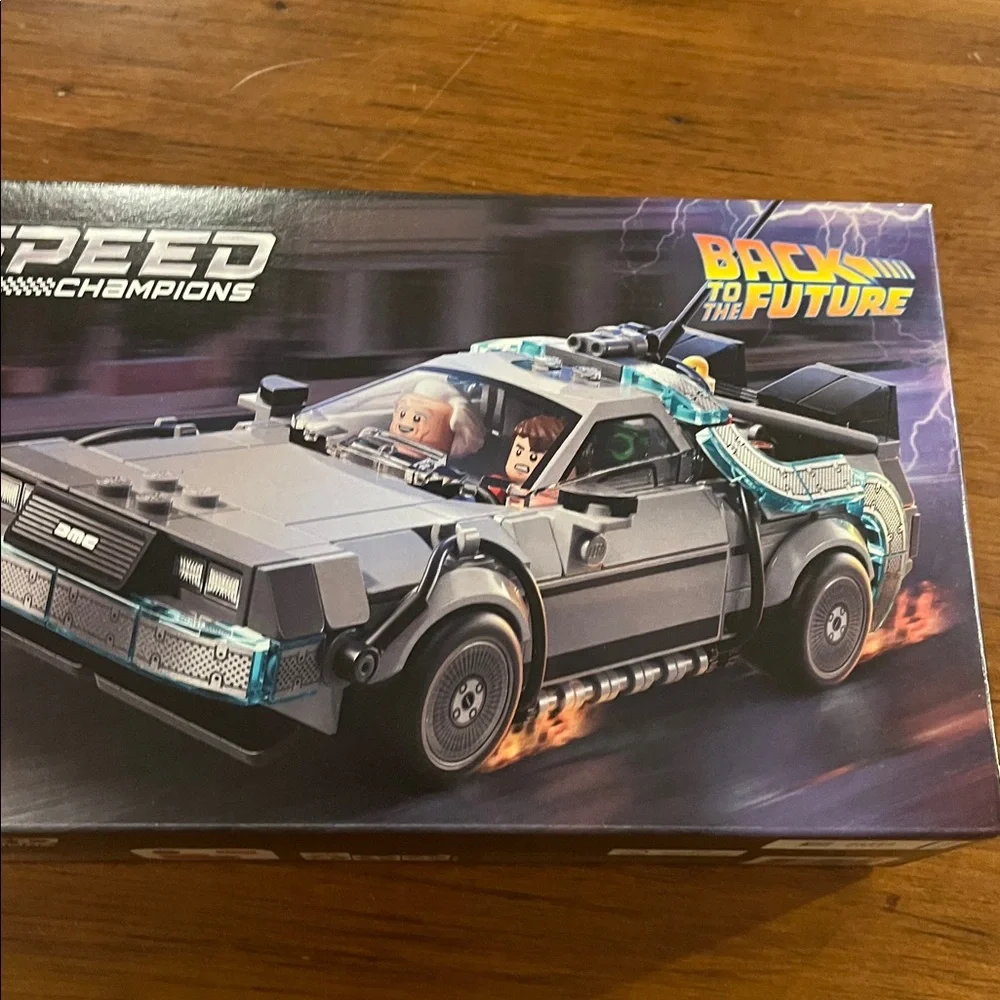 Lego 77256 Back To The Future Delorean Speed Champions new in box with Doc Marty